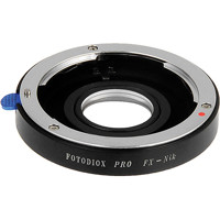 

Fotodiox Lens Mount Adapter with 1.4x Multi-Coated Focus Correction Lens for Fujica X Lens to Nikon F Mount Camera