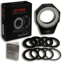 

Fotodiox LED 48A Macro Extension Kit, Includes 8x49-77mm P-Style Filter Thread Rings, Canon EOS Macro Extension Tube