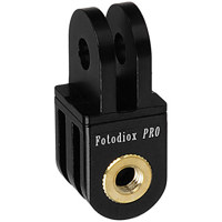 

Fotodiox Gotough 90 Degree Extender for Sport Camera Gopro Hero HD / 1 / 2 / 3 / 3+ / 4 and All GoPro Adapter Mounts, Black