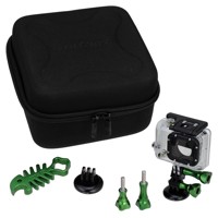 

Fotodiox GoTough Double CamCase Kit for GoPro HD Hero, HERO2, HERO3/3+ & HERO4, Includes Straight Extender, 2x Camera Tripod Adapter, SharkBite Wrench, Green