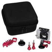 

Fotodiox GoTough Double CamCase Kit for GoPro HD Hero, HERO2, HERO3/3+ & HERO4, Includes Straight Extender, 2x Camera Tripod Adapter, SharkBite Wrench, Red