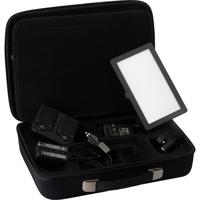 

Fotodiox C-200S Pro FlapJack LED Edge Light, Includes 5x8" Rectangle Ultrathin, Daylight LED Dimmable Photo/Video Light with Case, Battery and Charger
