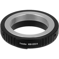 

Fotodiox Lens Mount Adapter for M39/L39 Screw Mount SLR Lens to Canon EOS M (EF-M Mount) Mirrorless Camera Body