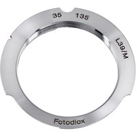 

Fotodiox Lens Mount Adapter for M39/L39 Screw Mount SLR Lens to Leica M Mount Rangefinder Camera Body with 35mm/135mm Frame Line