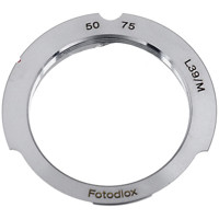 

Fotodiox Lens Mount Adapter for M39/L39 Screw Mount SLR Lens to Leica M Mount Rangefinder Camera Body with 50mm/75mm Frame Line