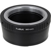 

Fotodiox Lens Mount Adapter for M42 Screw Mount SLR Lens to Micro Four Thirds (MFT, M4/3) Mount Mirrorless Camera Body