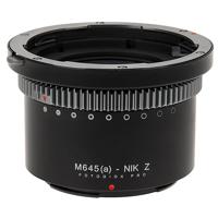 

Fotodiox Pro Lens Mount Adapter for Mamiya 645 (M645) Mount AF/AF-D Lenses to Nikon Z-Mount Mirrorless Camera Bodies