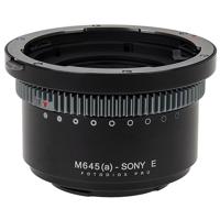 

Fotodiox Pro Lens Mount Adapter for Mamiya 645 (M645) Mount AF/AF-D Lenses to Sony Alpha E-Mount Mirrorless Camera Bodies