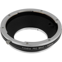 

Fotodiox Pro Lens Mount Adapter for Mamiya 645 (M645) Mount Lenses to Sony Alpha A-Mount (and Minolta AF) Mount SLR Camera Body