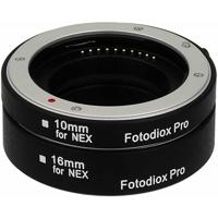 

Fotodiox Automatic Macro Extension Tube Kit with Auto Focus and TTL Auto Exposure for Sony E-Mount (NEX) Mirrorless Camera System