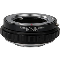 

Fotodiox DLX Series Stretch Lens Mount Adapter for Minolta Rokker (SR/MD/MC) Lens to Fuji X mount Mirrorless Camera Mount Adapter with Macro Helicoid & Magnetic Drop in Filters
