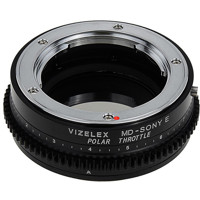 

Fotodiox Vizelex Polar Throttle Lens Mount Adapter for Minolta Rokkor (SR/MD/MC) SLR Lens to Sony Alpha E-Mount Mirrorless Camera Body