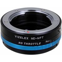 

Fotodiox Vizelex ND Throttle Mount Adapter with Built-In Variable ND Filter for Minolta MD (MC, SR, Rokkor) Lens to Micro Four Thirds Mount Cameras