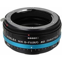 

Fotodiox Vizelex ND Throttle Mount Adapter with Built-In Variable ND Filter for Nikon G (FX, DX & Older) Lens to Fujifilm X-Series Mirrorless Camera