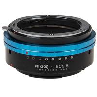 

Fotodiox Pro Lens Mount Adapter for Nikon Nikkor F Mount G-Type D/SLR Lenses to Canon RF (EOS-R) Mount Mirrorless Camera Bodies