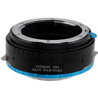 

Fotodiox Pro Lens Mount Shift Adapter for Nikon F Mount G-Type D/SLR Lens to Fujifilm Fuji X-Series Mirrorless Camera Body