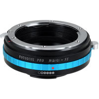 

Fotodiox Pro Lens Mount Adapter for Nikon F Mount G-Type D/SLR Lens to Samsung NX Mount Mirrorless Camera Body