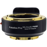 

Fotodiox FUSION Smart AF Adapter Mark II for Nikon G-Mount AF-I/AF-S Lens to Sony E-Mount a6300, a6500, a7 II, a7R II, a7R III, a9 Mirrorless Camera