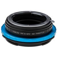 

Fotodiox Vizelex Cine ND Throttle Lens Mount Adapter for Nikon Nikkor F Mount G-Type DSLR Lens to Fujifilm Fuji G-Mount GFX Mirrorless Camera Body with Built-In Variable ND Filter (1 to 8 Stops)