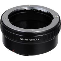 

Fotodiox Lens Mount Adapter for Olympus Zuiko (OM) 35mm SLR Lens to Canon EOS M (EF-M Mount) Mirrorless Camera Body