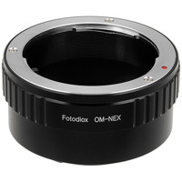 

Fotodiox Lens Mount Adapter for Olympus Zuiko (OM) 35mm SLR Lens to Sony Alpha E-Mount Mirrorless Camera Body