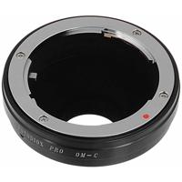 

Fotodiox Mount Adapter for Olympus OM Mount 35mm Lens to C-Mount Cine and CCTV Camera, 1" Screw Mount