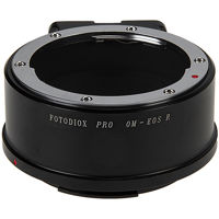 

Fotodiox Pro Lens Mount Adapter for Olympus Zuiko (OM) 35mm SLR Lens to Canon RF (EOS-R) Mount Mirrorless Camera Body