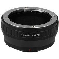 

Fotodiox Lens Mount Adapter for Olympus Zuiko (OM) 35mm SLR Lens to Fujifilm Fuji X-Series Mirrorless Camera Body