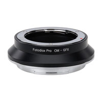 

Fotodiox Pro Lens Mount Adapter for Olympus Zuiko (OM) 35mm SLR Lens to Fujifilm GFX Medium Format Camera
