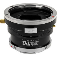 

Fotodiox Pro TLT ROKR Tilt/Shift Lens Mount Adapter for Pentax 645 (P645) Mount Lenses to Canon RF Mount Mirrorless Camera Body