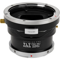 

Fotodiox Pro TLT ROKR Tilt/Shift Lens Mount Adapter for Pentax 645 (P645) Mount Lenses to Nikon Z-Mount Mirrorless Camera Body