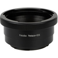 

Fotodiox Lens Mount Adapter for Pentacon 6 (Kiev 66) SLR Lens to Canon EOS (EF, EF-S) Mount D/SLR Camera Body, with Generation v10 Focus Confirmation Chip
