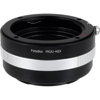 

Fotodiox Lens Mount Adapter for Pentax K AF Mount (PKAF) DSLR Lens to Sony Alpha E-Mount Mirrorless Camera Body with Built-In Aperture Control Dial