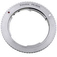 

Fotodiox Lens Mount Adapter Pentax K Lens to Canon EOS EF-Mount Camera