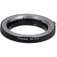 

Fotodiox Lens Mount Adapter for Pentax K Mount (PK) SLR Lens to Olympus 4/3 (OM4/3 or 4/3) Mount Mirrorless Camera Body