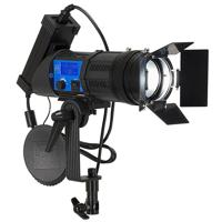 

Fotodiox PopSpot Ultra 100 High-Intensity Daylight Focusing LED Spot Light Kit with V-Lock Battery Plate for Still and Video, Includes Tungsten Filter, L-Type Lightstand Yoke, Barndoors and Case
