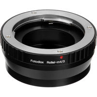 

Fotodiox Lens Mount Adapter for Rollei 35 (SL35) SLR Lens to Micro Four Thirds (MFT, M4/3) Mount Mirrorless Camera Body