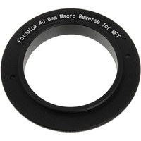 

Fotodiox 40.5mm Filter Thread Macro Reverse Mount Adapter Ring for Micro Four Thirds (MFT, M4/3) Cameras