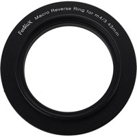 

Fotodiox 43mm Filter Thread Macro Reverse Mount Adapter Ring for Micro Four Thirds (MFT, M4/3) Cameras