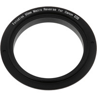 

Fotodiox 55mm Filter Thread Macro Reverse Mount Adapter Ring for Canon EOS (EF, EF-S) Mount SLR Camera Body