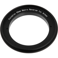 

Fotodiox 55mm Filter Thread Macro Reverse Mount Adapter Ring for Nikon F Mount SLR Camera Body