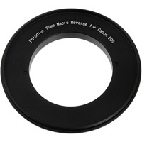 

Fotodiox 77mm Filter Thread Macro Reverse Mount Adapter Ring for Canon EOS (EF, EF-S) Mount SLR Camera Body