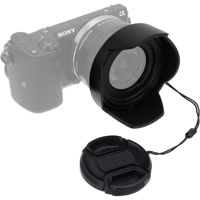 

Fotodiox Reversible Flower Hood Kit for Sony E PZ 16-50mm F3.5-5.6 OSS E-Mount Power Zoom Lens, Includes 40.5/52mm Mounting Ring and 52mm Inner Pinch Lens Cap