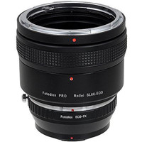 

Fotodiox Pro Lens Mount Double Adapter for Rolleiflex SL66 Series and Canon EOS (EF/EF-S) D/SLR Lenses to Fujifilm Fuji X-Series Mirrorless Camera Body