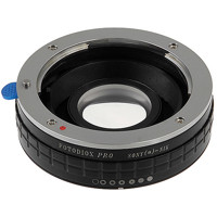 

Fotodiox Lens Mount Adapter with 1.4x Multi-Coated Focus Correction Lens for Sony A Lens to Nikon F Mount Camera