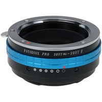 

Fotodiox Pro Lens Mount Adapter for Sony Alpha A-Mount (and Minolta AF) DSLR Lens to Sony Alpha E-Mount Mirrorless Camera Body