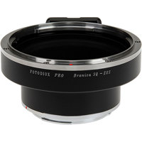 

Fotodiox Pro Lens Mount Adapter for Bronica SQ Mount Lens to Canon EOS (EF, EF-S) Mount SLR Camera Body, with Generation v10 Focus Confirmation Chip