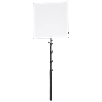 

Fotodiox Studio Solutions 75x75cm Sun Scrim Kit, Includes Hinged Aluminum Frame, 2x Stop Diffusion Panel, Silver/White Reflective Panel, Handheld Boom Arm