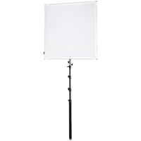 

Fotodiox Studio Solutions 90x90cm Sun Scrim Kit, Includes Hinged Aluminum Frame, 2x Stop Diffusion Panel, Silver/White Reflective Panel, Handheld Boom Arm