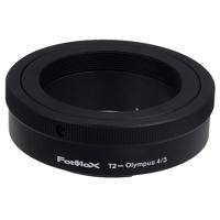

Fotodiox Lens Mount Adapter for T-Mount (T/T-2) Screw Mount SLR Lens to Olympus 4/3 (OM4/3 or 4/3) Mount Mirrorless Camera Body